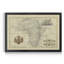 Carte antique d'Afrique - reproduction d'art sur toile-75068711-75068704