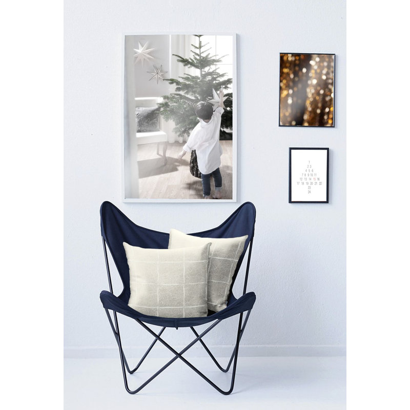Brais Square Cushion, 39cm H x 39cm W, Gold/Ivory, Polyester/Polyfill