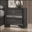 Table de chevet grise 1pc-2016605508