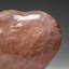 Genuine Polished Rose Quartz Heart From Brazil (365.1 Grams)