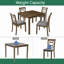 Ensemble de table de salle à manger 5 pièces Elegant Elegant