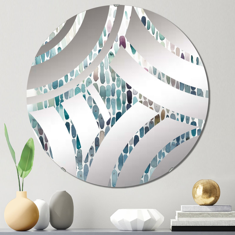 Miroir décoratif Aquanetta, 23,6 po x 23,6 po