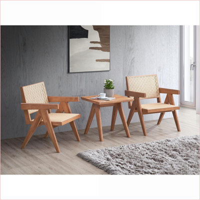 Table basse Mid-Century Modern Natural Finish
