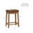 Bartonville Counter & Bar Solid Wood Backless Stool with Upholstered Seat-14840104-97594626