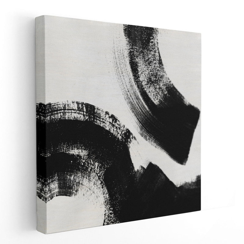 «Block Brushwork VI», reproduction d'art sur toile, H 24 po x l 24 po
