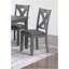Finition grise table de salle à manger 6X chaises 7Pcs