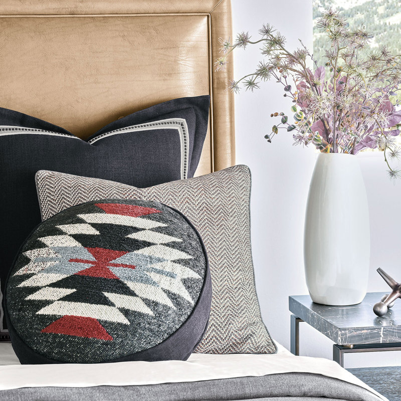 Andes Circular Pillow Cover & Insert