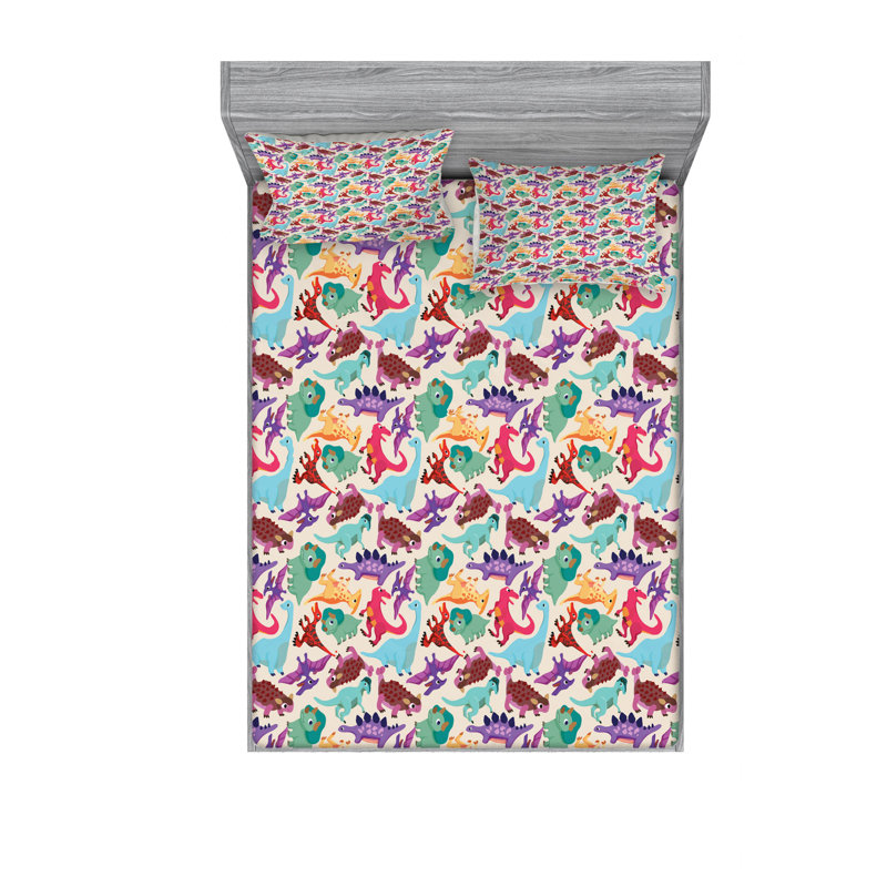 Microfiber Sheet Set, Queen Sheet Set with Fitted Sheet