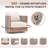 2- Piece Outdoor Patio Swivel Chair With Cushions-425656085