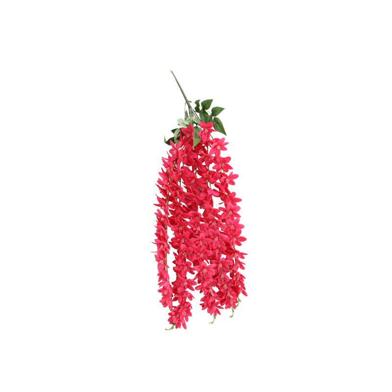Douille de wisteria artificielle suspendue, Rose