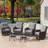 Imalai Wicker Patio Conversation Set with Cushions-2041874788