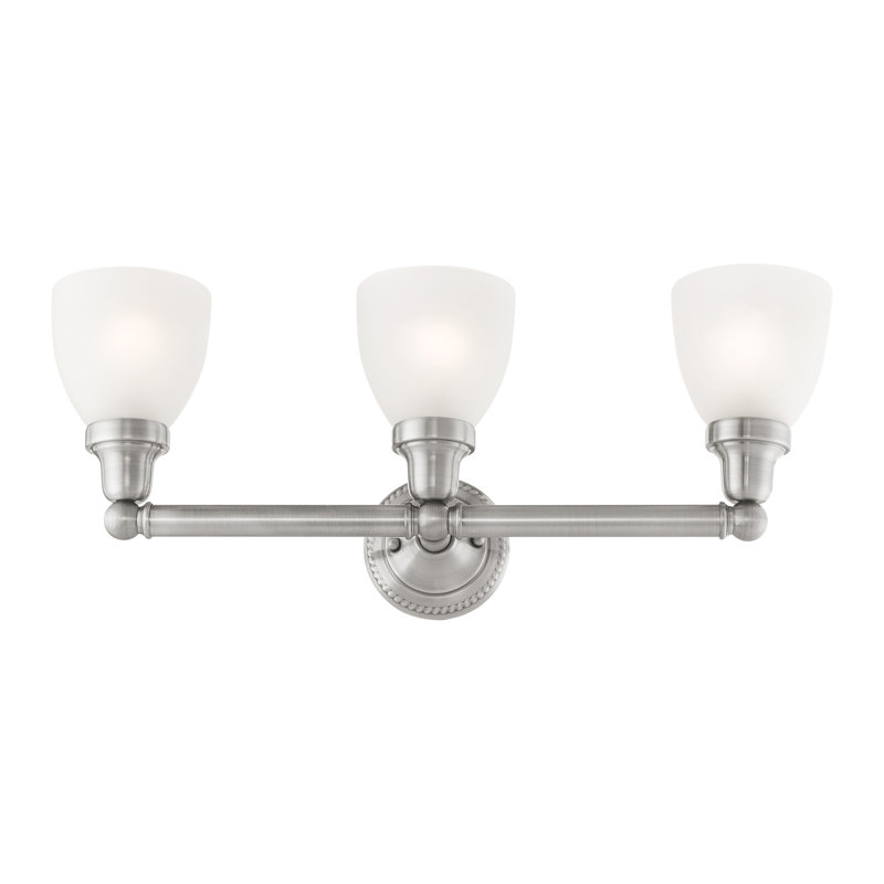 Amida 3 - Light Dimmable Vanity Light, Brushed Nickel