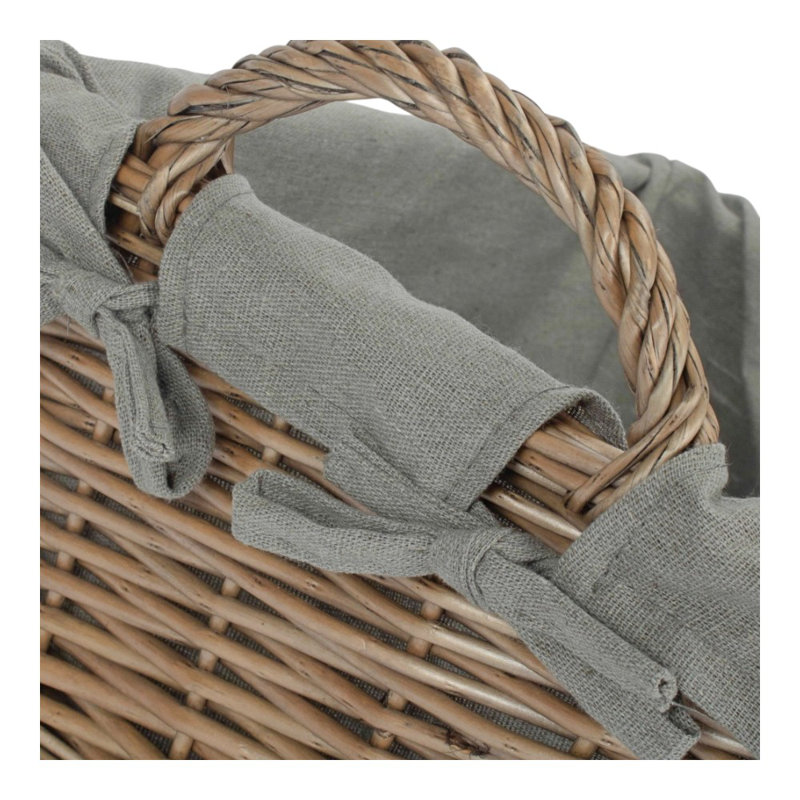 Brambly Cottage Wicker Decorative Basket, 16cm H x 24cm W x 34cm D