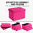 Storage Ottoman Folding Foot Stool Velvet Foot Rest With Padded Modern Ottoman With Storage For Living Room Puppy Step Stool.