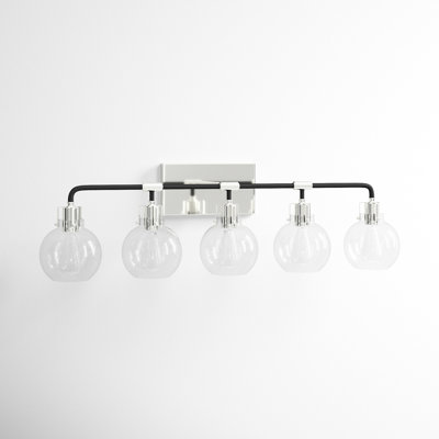 Byrne 5 Light Seeded Dimmable Vanity Light