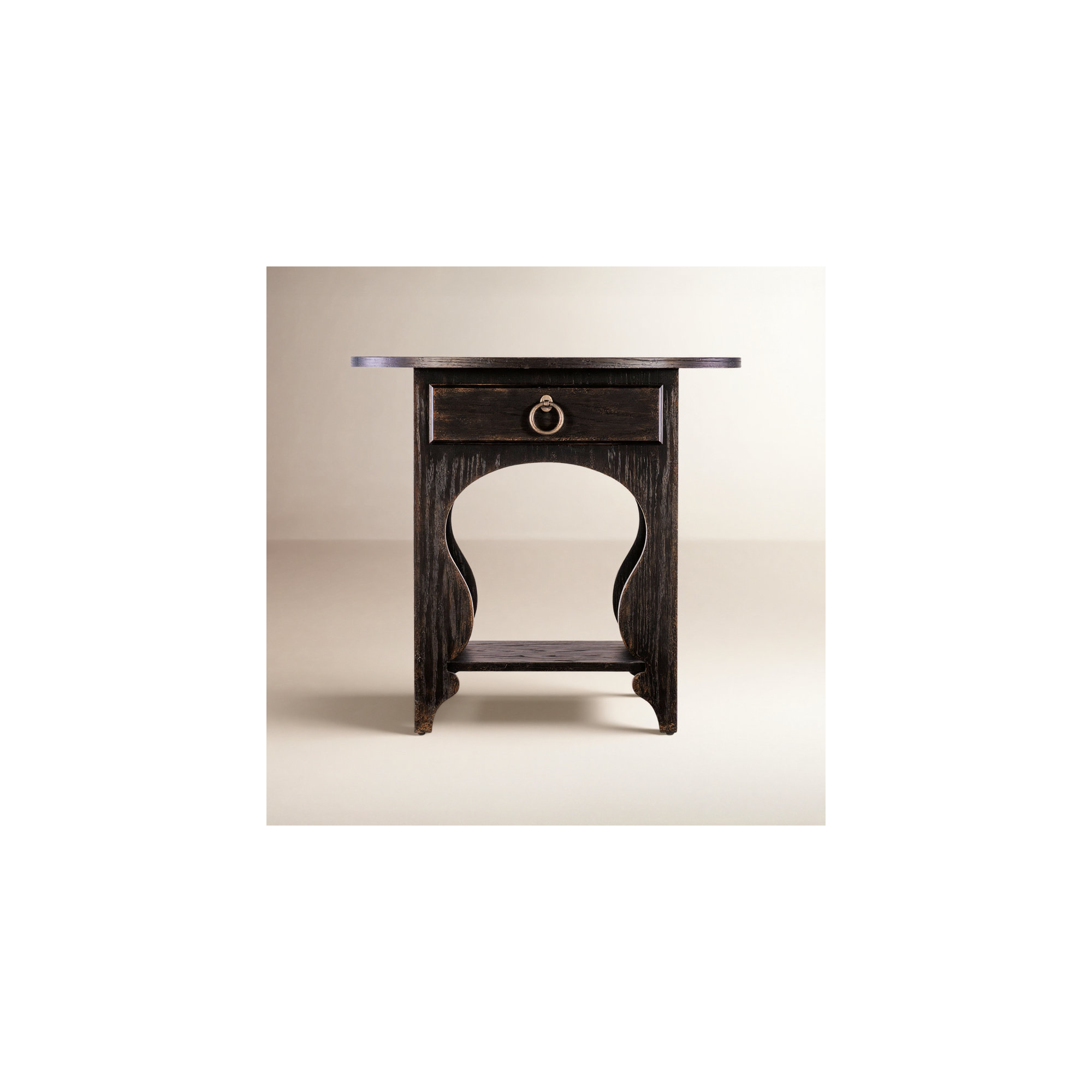 Americana 1 - Drawer Nightstand, Black
