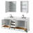 Deborah 80'' Double Bathroom Vanity with Marble Top-23113259-80209530