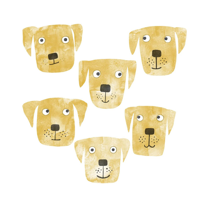 Golden Labrador Retriever Dog Watercolour By Nic Squirrell - Wrapped Canvas Art Prints by Nic Squirrell - Wrapped Canvas Gallery-Wrapped Canvas Giclée