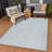 Outdoor Destiny Area Rug Aqua Color-98525354