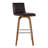 26” Faux Leather Wooden Swivel Bar Stool-938061272