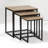Dorrell 3-Piece Stackable Nesting Side Tables For Living Room End Sofa Side Table