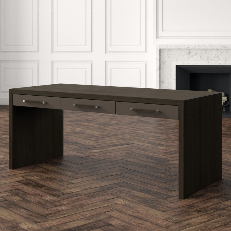 TA Studio Writing Desk, Cardamon, 30" H x 72" W x 31.5" D