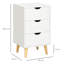 Benzion 40cm W Particle Board Bedside Table