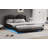 Modern Style Faux Leather Upholstered Platform Bed Frame with LED Light-1862352960-1862352967