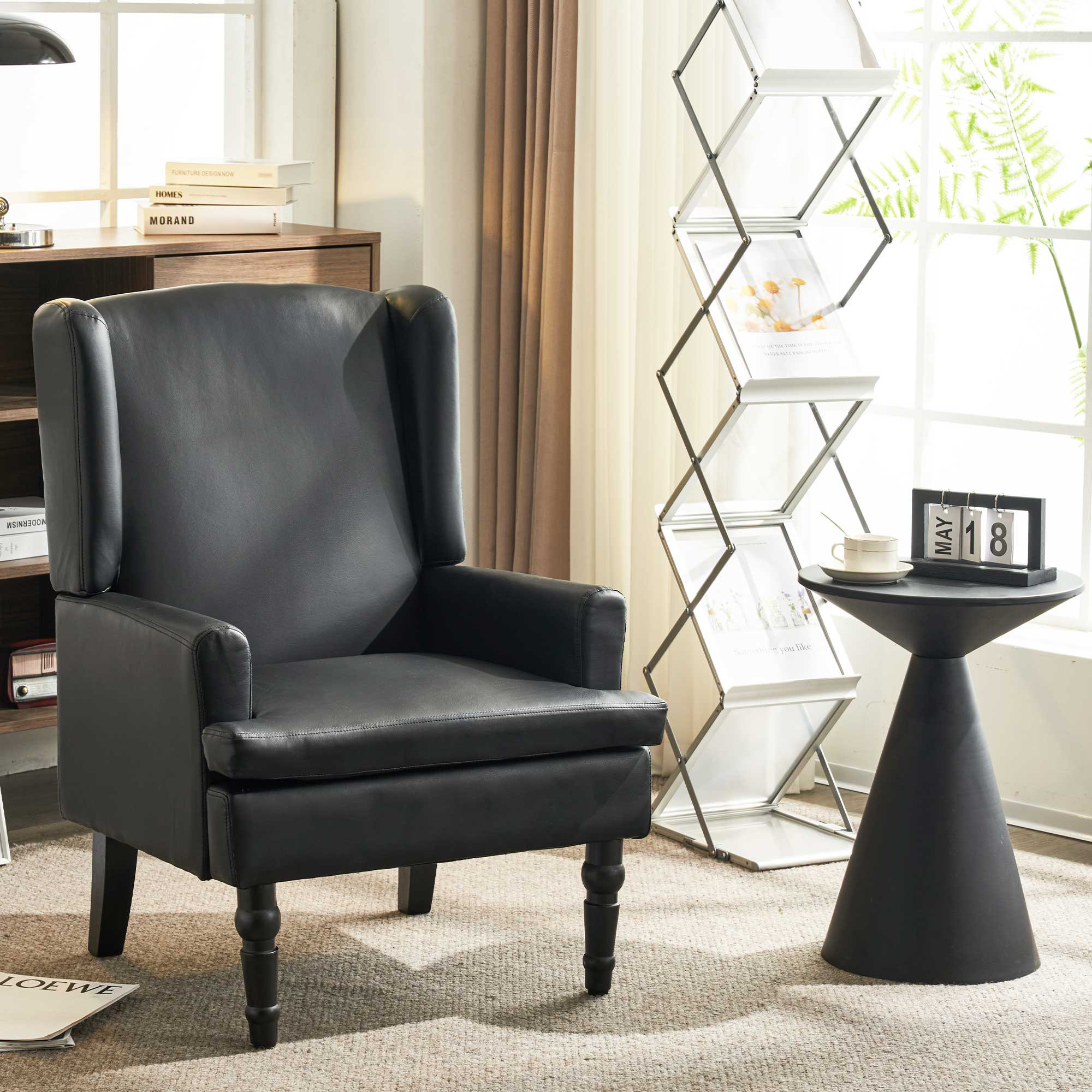 Alcott hill wingback chair new arrivals