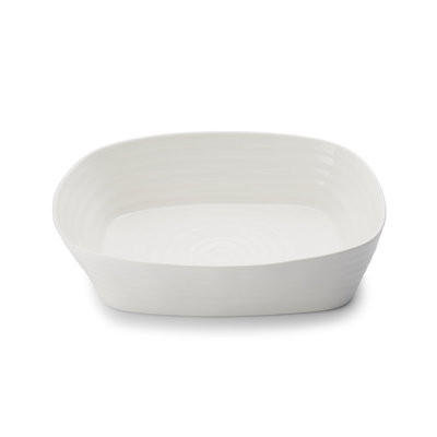 Portmeirion Sophie Conran White Lasagne/Roaster 11.5"X9.5"