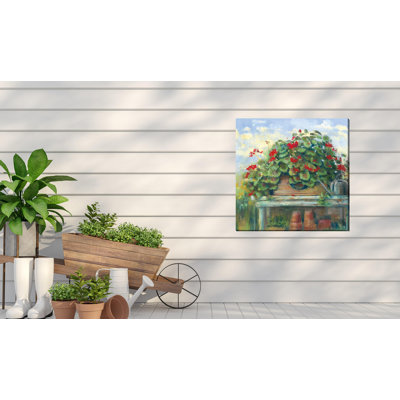 Nevin All-Weather Canvas Plants & Flowers Wall Decor
