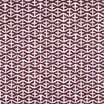 Whimsy Garden Linen Fabric, Purple