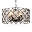 Lustre tambour 4 lumières de style bougie Tabyana