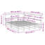 Vidaxl Solid Wood Bed with Shelf-1556534770-1559401650