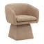 Jonie Upholstered Swivel Chair, Camel-1556702324