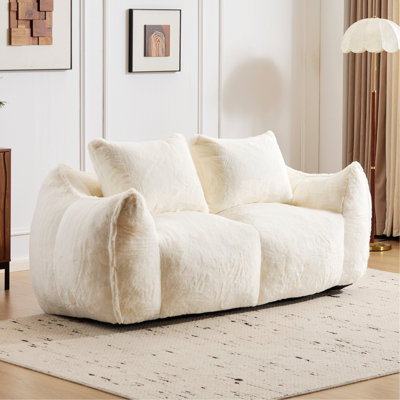 Bean Bag Couch, Loveseat Sofa For Living Room, Bedroom