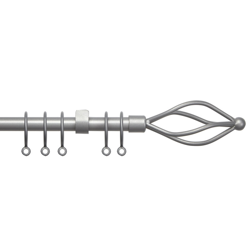 Jetta Mild Steel 1066.8cm 4.83cm Baypole, Silver