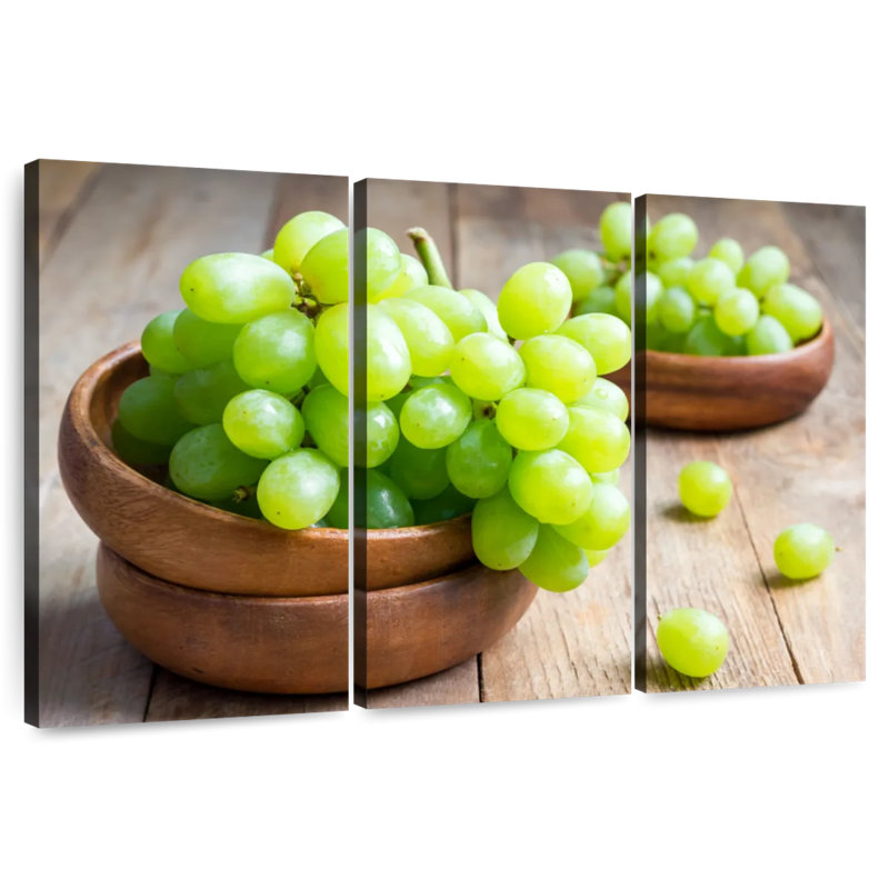 Yarlin Green Ripe Grapes, 36" H x 57" W
