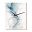 Calligraphie abstraite blanche et grise - horloge murale moderne abstraite-99631255