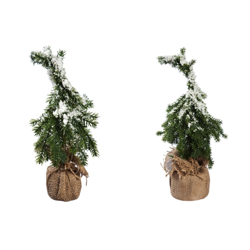 Sapin de Noël artificiel 1,25 pi enneigé