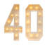 30th/40th/50th Light Up Numbers Birthday Party Decoration-100673629