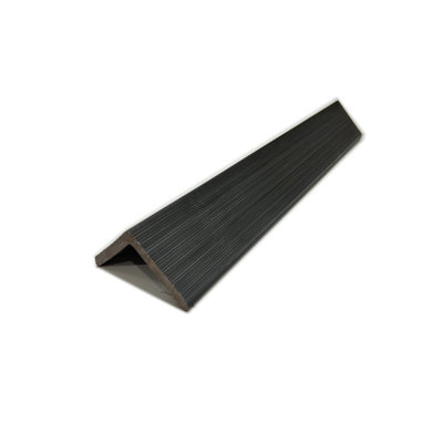 107" X 2" European Outdoor Grid Slat Wood Poly Composite Siding Board Corner Piece (Set Of 5)
