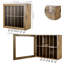 Acacia Wood Belts Trophy Display Case