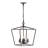 Fawnlily 4 - Light Bronze Lantern Pendant