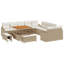 289cm Wide Patio Sofa with Cushions
