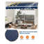Auvent rétractable de 12 pi x 10 pi, auvent à manivelle manuel, pare-soleil imperméable pour balcon-126112999-126113002