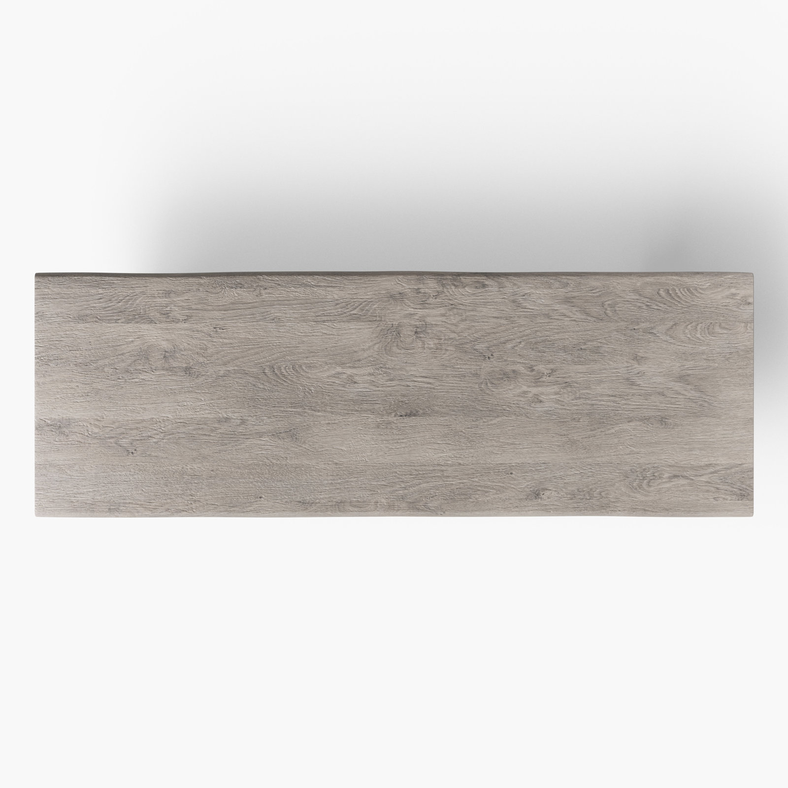 Colin Acacia Dining Table, 29.75"H x 79"L x 40"W, Black, Sandblasted Gray