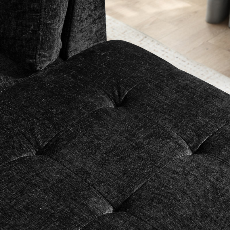 Right-Facing Chaise,L Shape Modular Sectional Sofa, Compressed Sectional Sofa Modern Minimalist Style Corduroy Couch,Unfold Into A Bed, Bedroom, Comfy Compressed Sofa