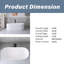 Baignoire de trempage autoportante 67 po