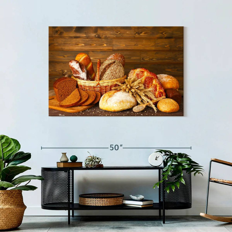 Bread Assortment Canvas Print, 30" H x 45" W x 1.25" D